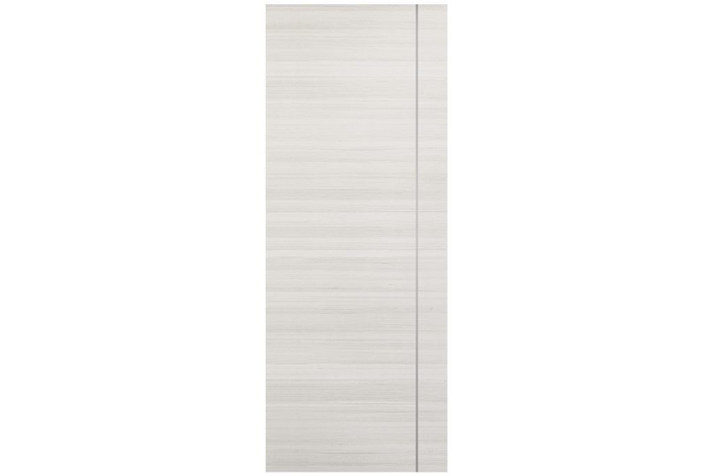 Nova Braga 1VR Crema Matrix Laminated Modern Interior Door - Slab