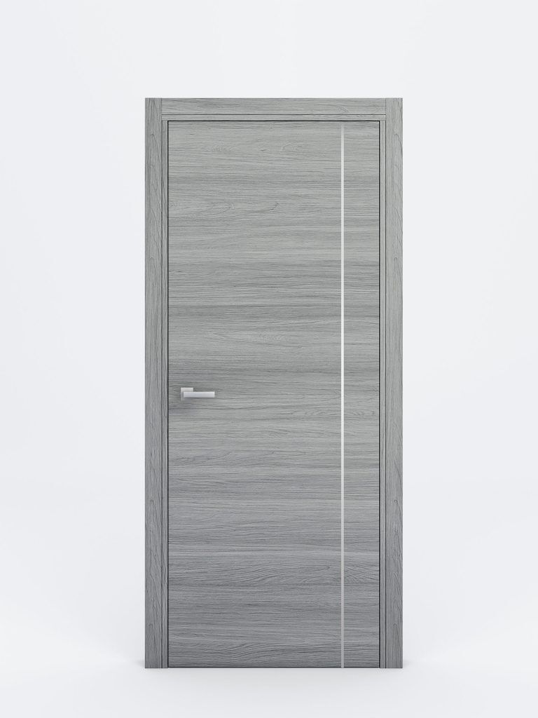 Nova Braga 1VR Olmo Matrix Laminated Modern Interior Door - Single Door