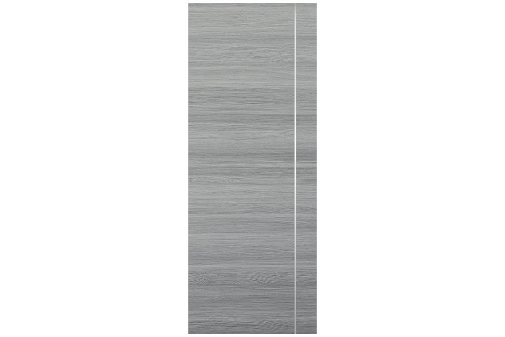 Nova Braga 1VR Olmo Matrix Laminated Modern Interior Door - Slab