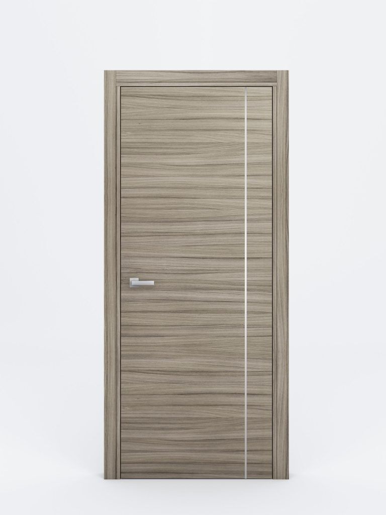 Nova Braga 1VR Palissandro Matrix Laminated Modern Interior Door - Single Door