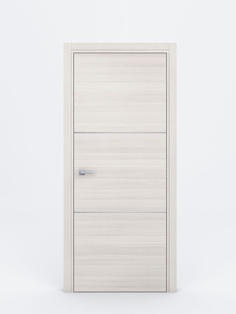 Nova Braga 2H Crema Matrix Laminated Modern Interior Door - Single Door