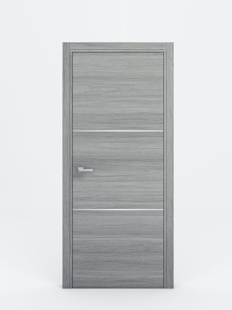 Nova Braga 2H Olmo Matrix Laminated Modern Interior Door - Single Door