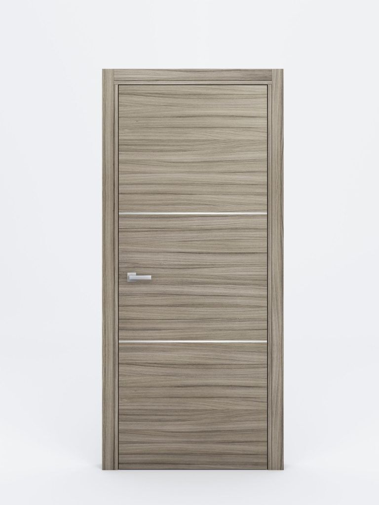 Nova Braga 2H Palissandro Matrix Laminated Modern Interior Door - Single Door