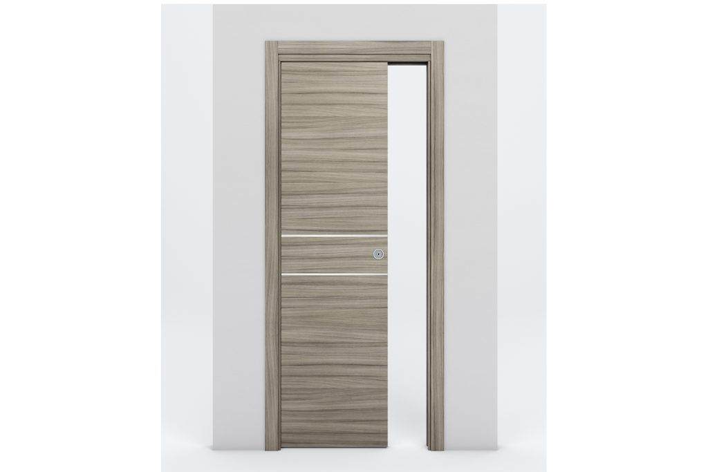 Nova Braga 2HC Palissandro Matrix Laminated Modern Interior Door - Single Pocket