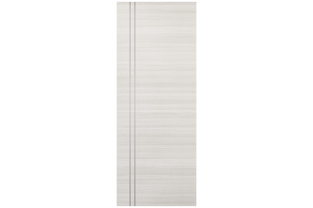 Nova Braga 2V Crema Matrix Laminated Modern Interior Door - Slab
