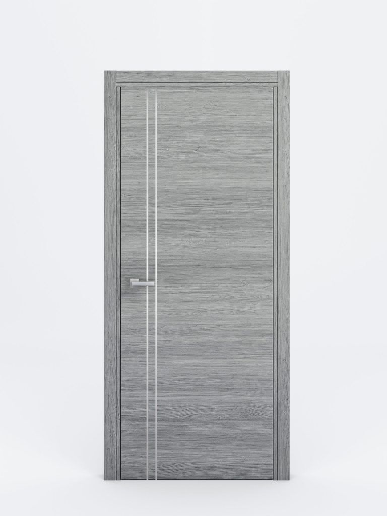 Nova Braga 2V Olmo Matrix Laminated Modern Interior Door - Single Door