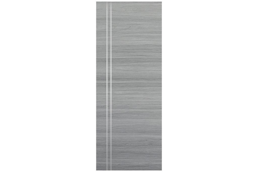 Nova Braga 2V Olmo Matrix Laminated Modern Interior Door - Slab