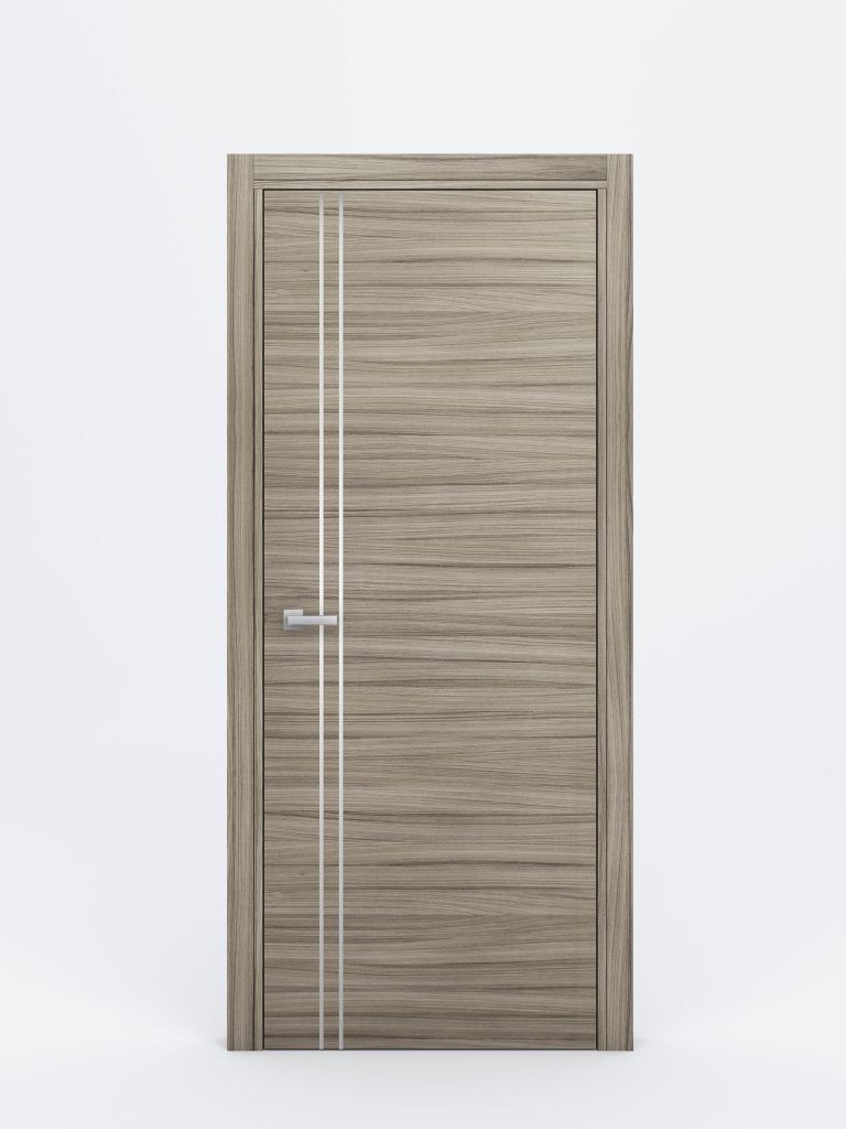 Nova Braga 2V Palissandro Matrix Laminated Modern Interior Door - Single Door