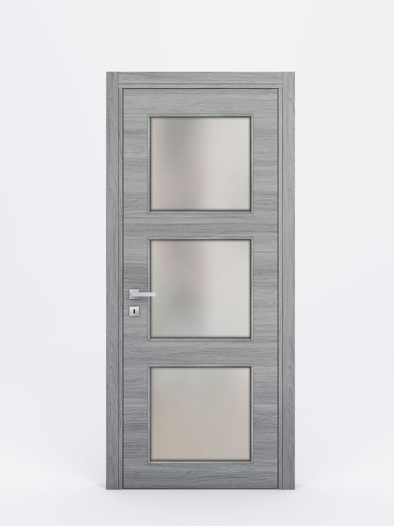 Nova Braga 3 Lite Olmo Matrix Laminated Modern Interior Door - Single Door