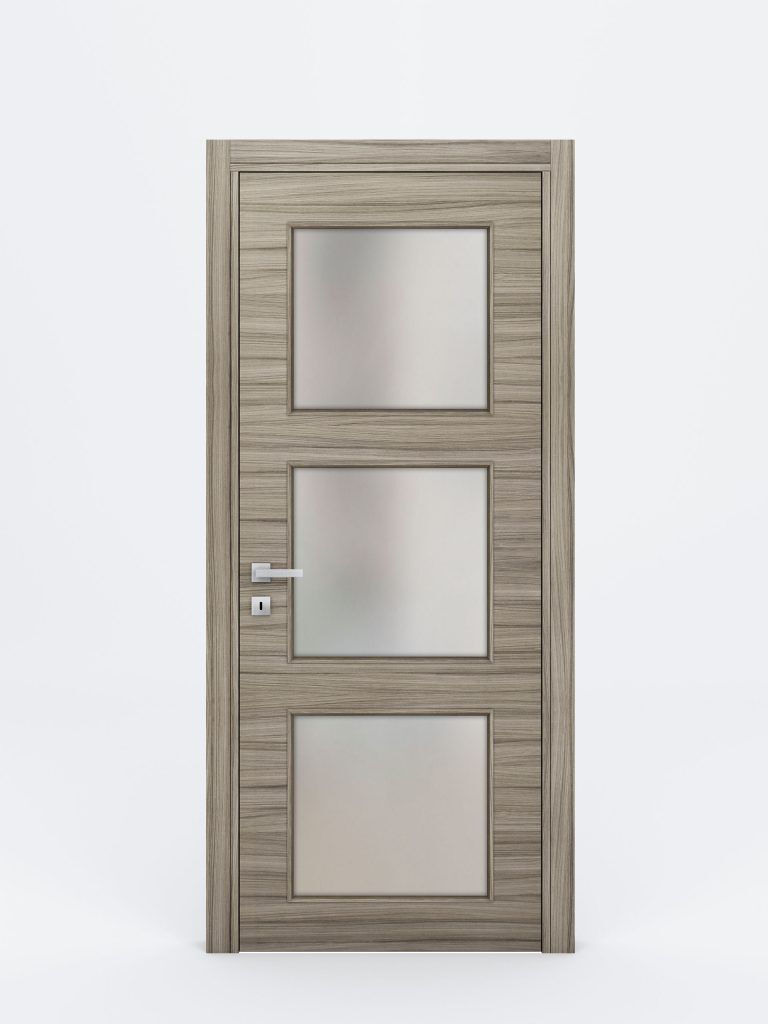 Nova Braga 3 Lite Palissandro Matrix Laminated Modern Interior Door - Single Door
