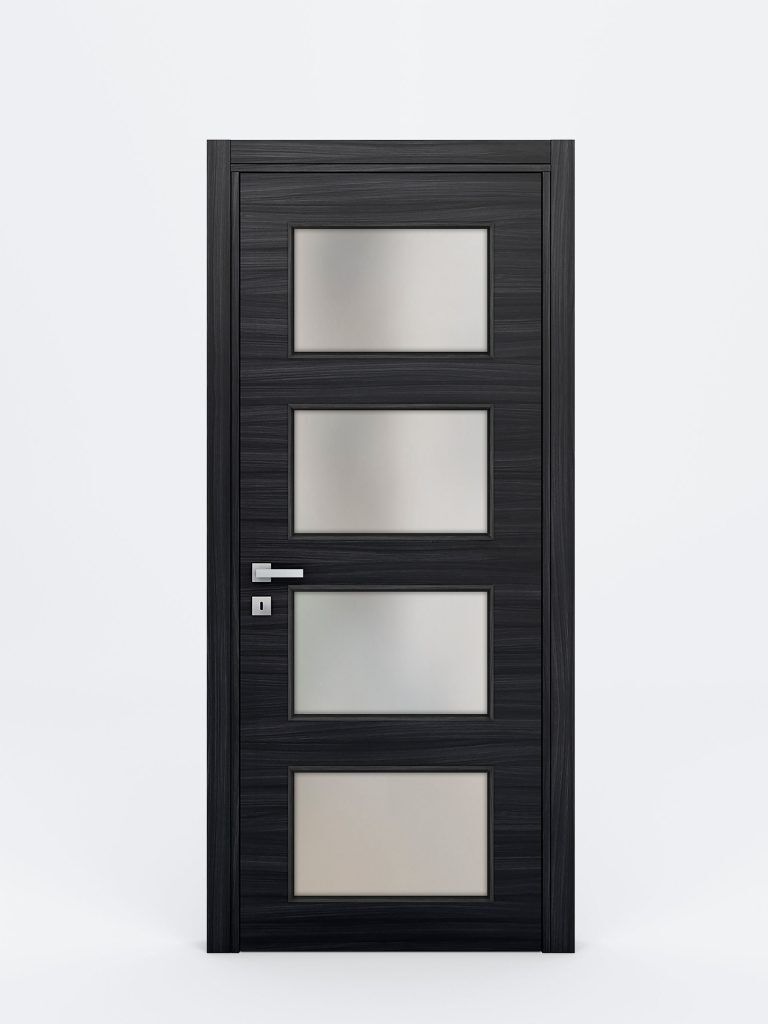 Nova Braga 4 Lite Blu Matrix Laminated Modern Interior Door - Single Door
