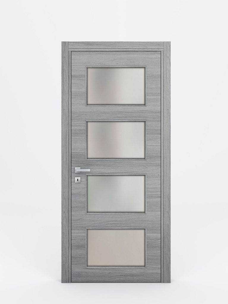Nova Braga 4 Lite Olmo Matrix Laminated Modern Interior Door - Single Door