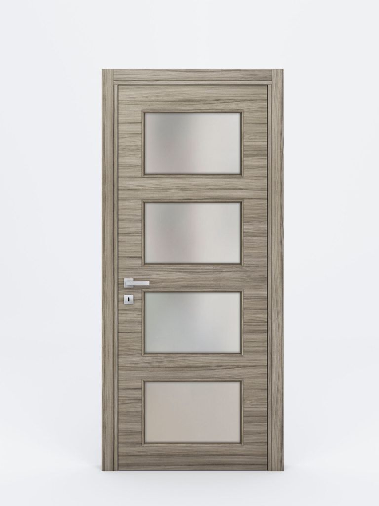Nova Braga 4 Lite Palissandro Matrix Laminated Modern Interior Door - Single Door