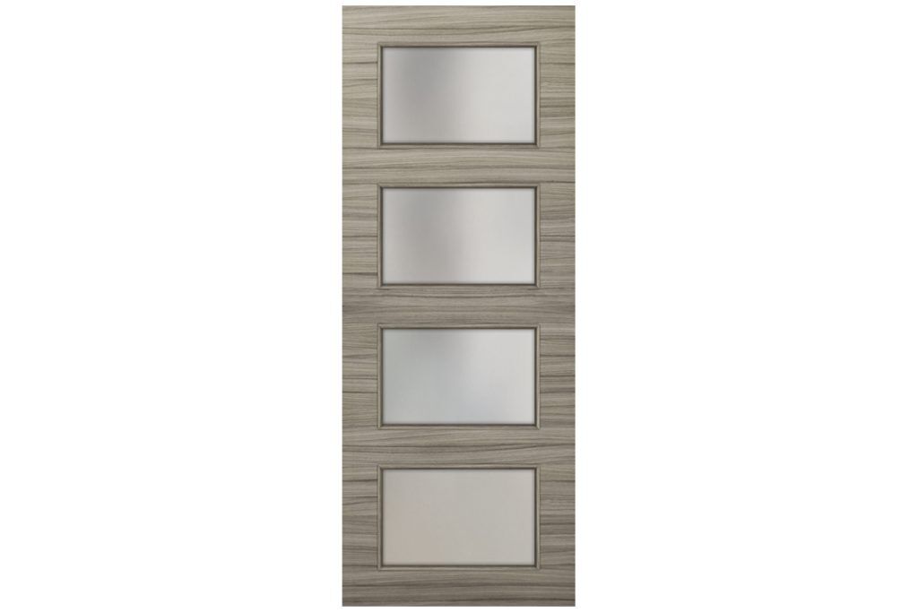 Nova Braga 4 Lite Palissandro Matrix Laminated Modern Interior Door - Slab