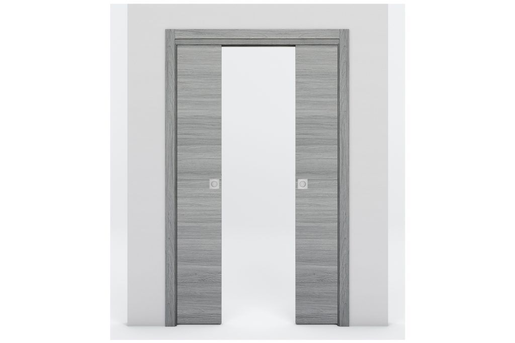Nova Braga Olmo Matrix Laminated Modern Interior Door - Double Pocket