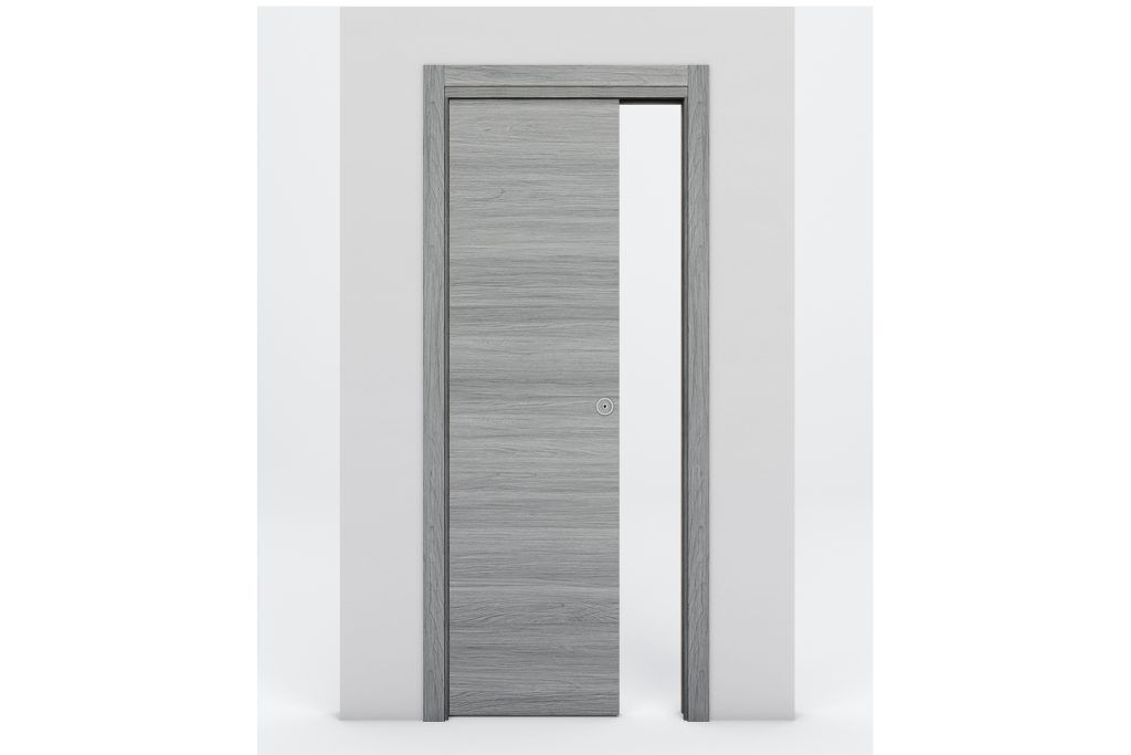 Nova Braga Olmo Matrix Laminated Modern Interior Door - Single Pocket