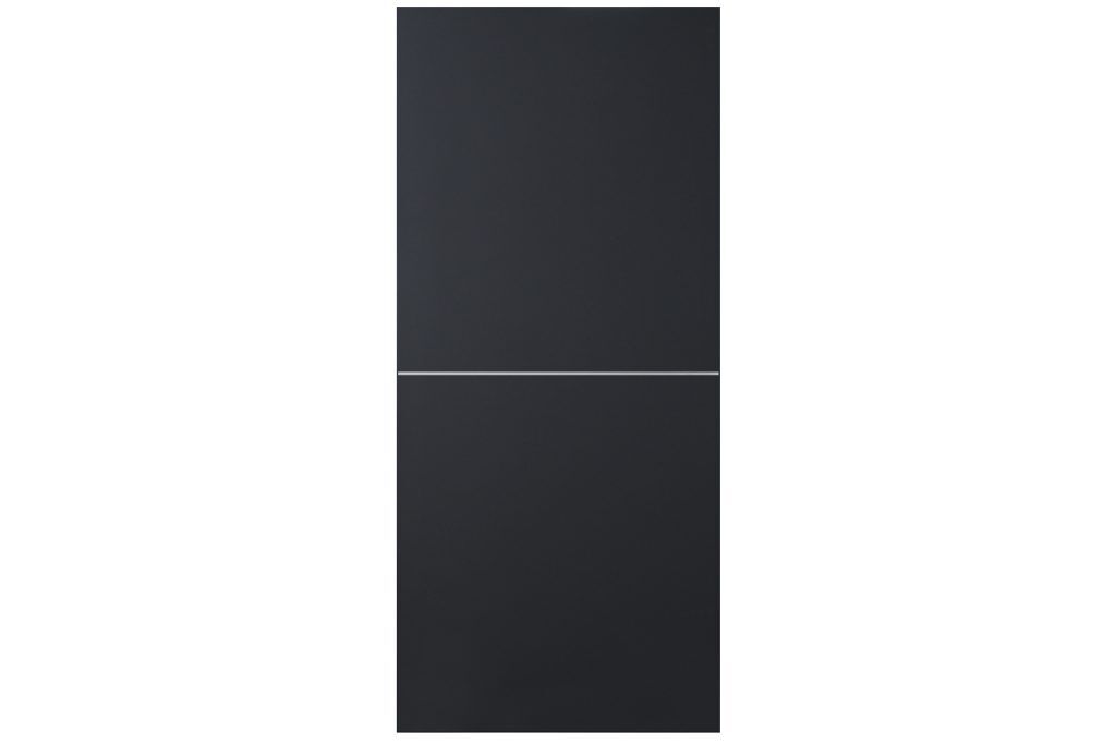 Glam 007 G-Pro Soft Black Laminated Modern Interior Door - Slab