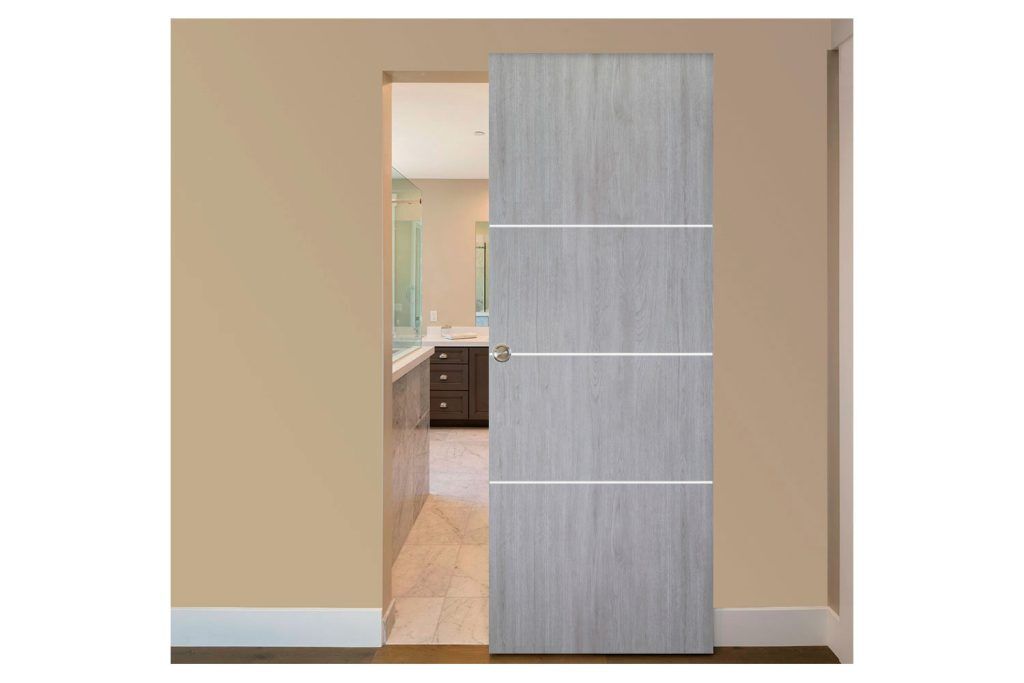 Nova Italia Flush 09 Light Gray Laminate Interior Door - Magic Door