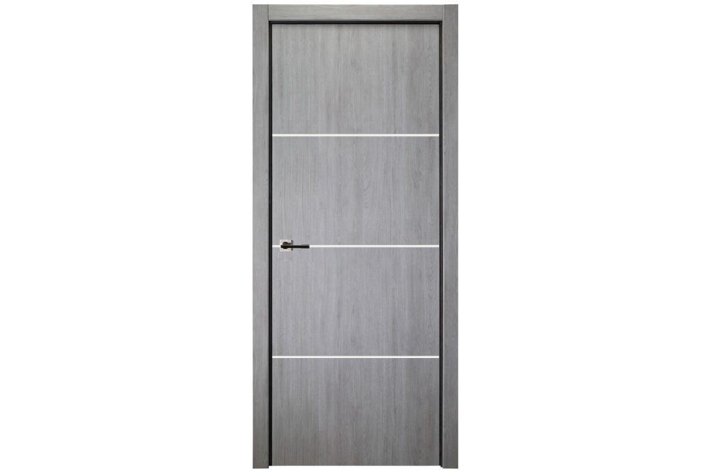 Nova Italia Flush 09 Light Gray Laminate Interior Door - Single Door
