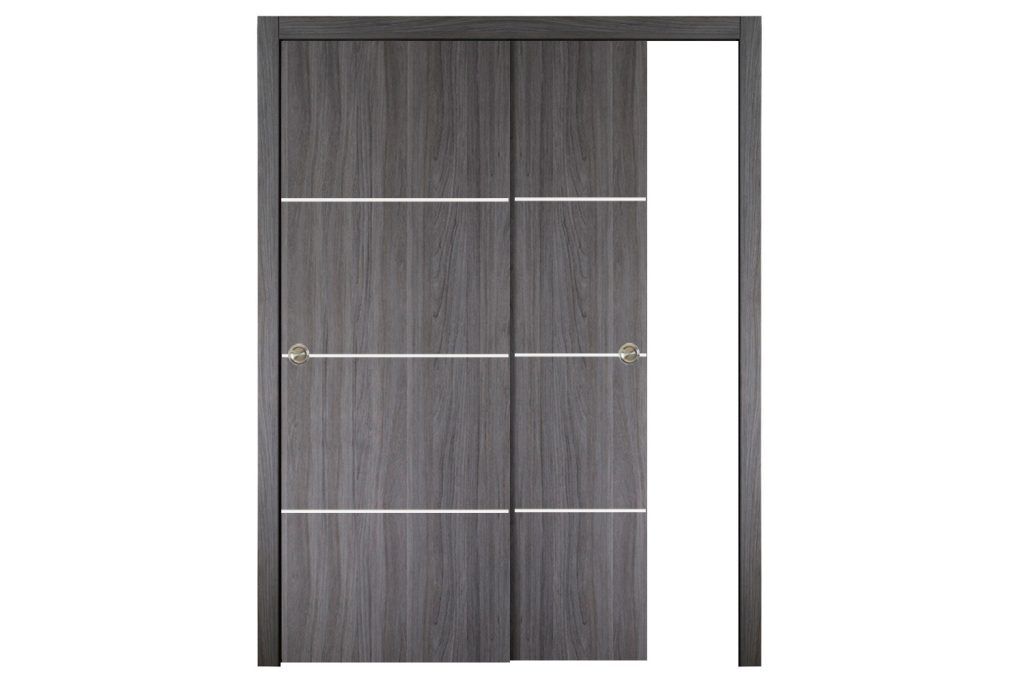 Nova Italia Flush 09 Swiss Elm Laminate Interior Door - Bypass Door