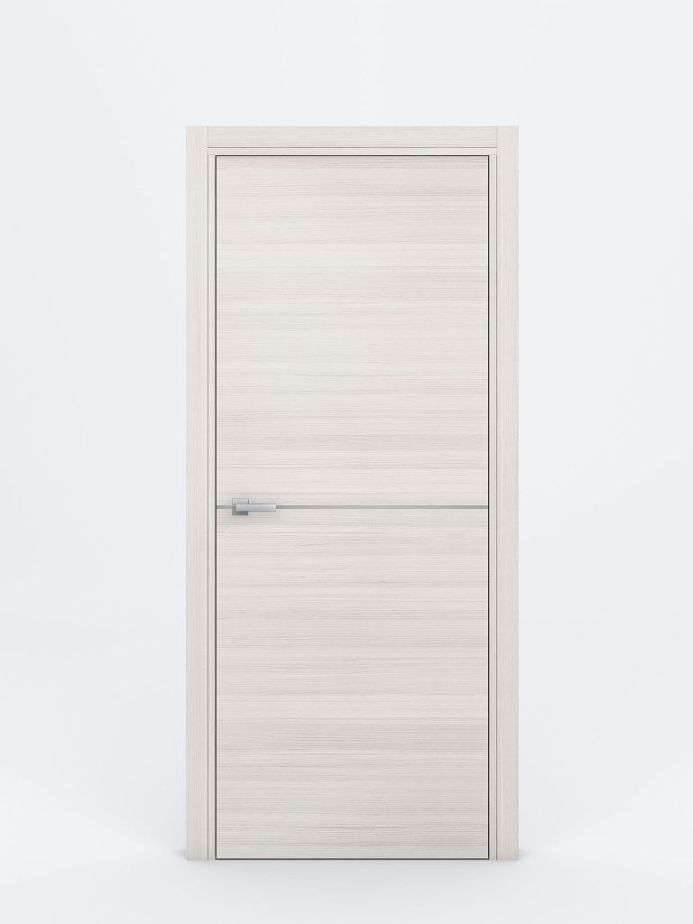 Braga 1H Crema Matrix Laminated Modern Interior Door - Single Door