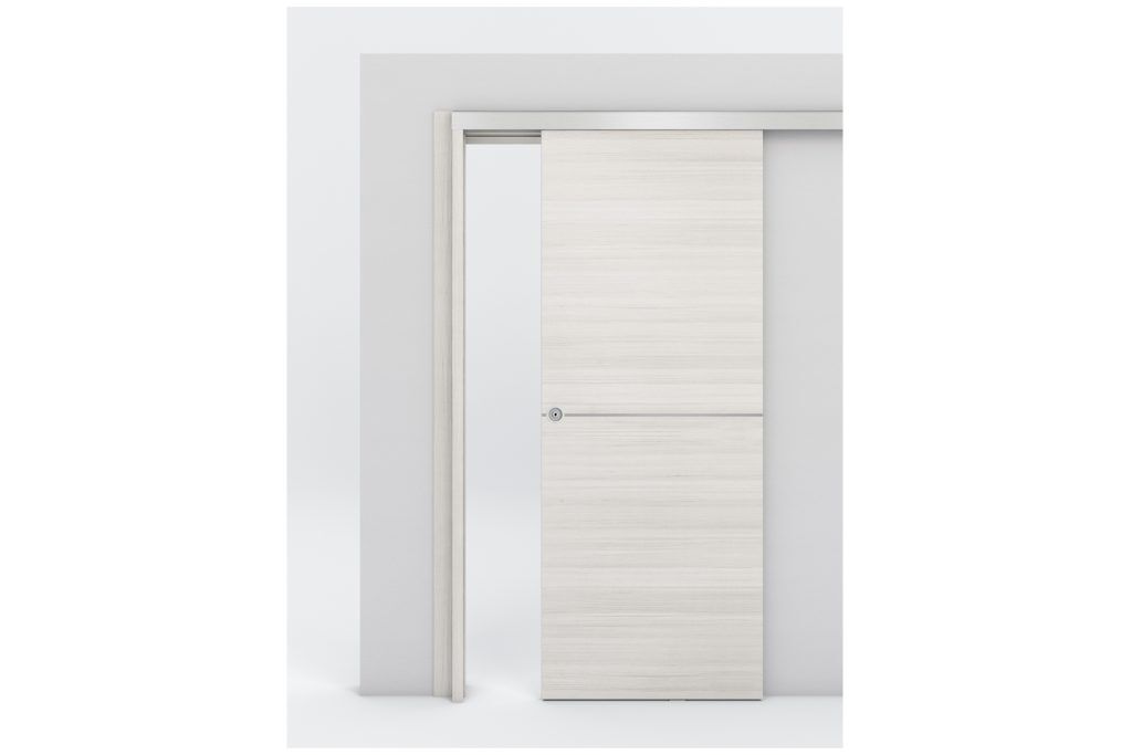 Nova Braga 1H Crema Matrix Laminated Modern Interior Door - Bypass Door