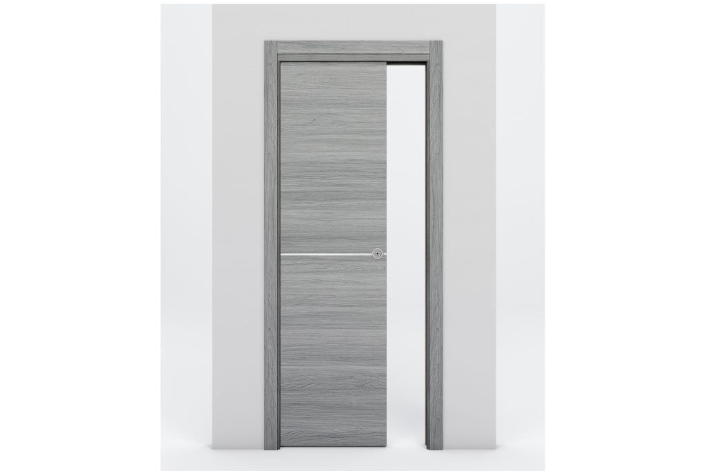 Nova Braga 1H Olmo Matrix Laminated Modern Interior Door - Single Pocket