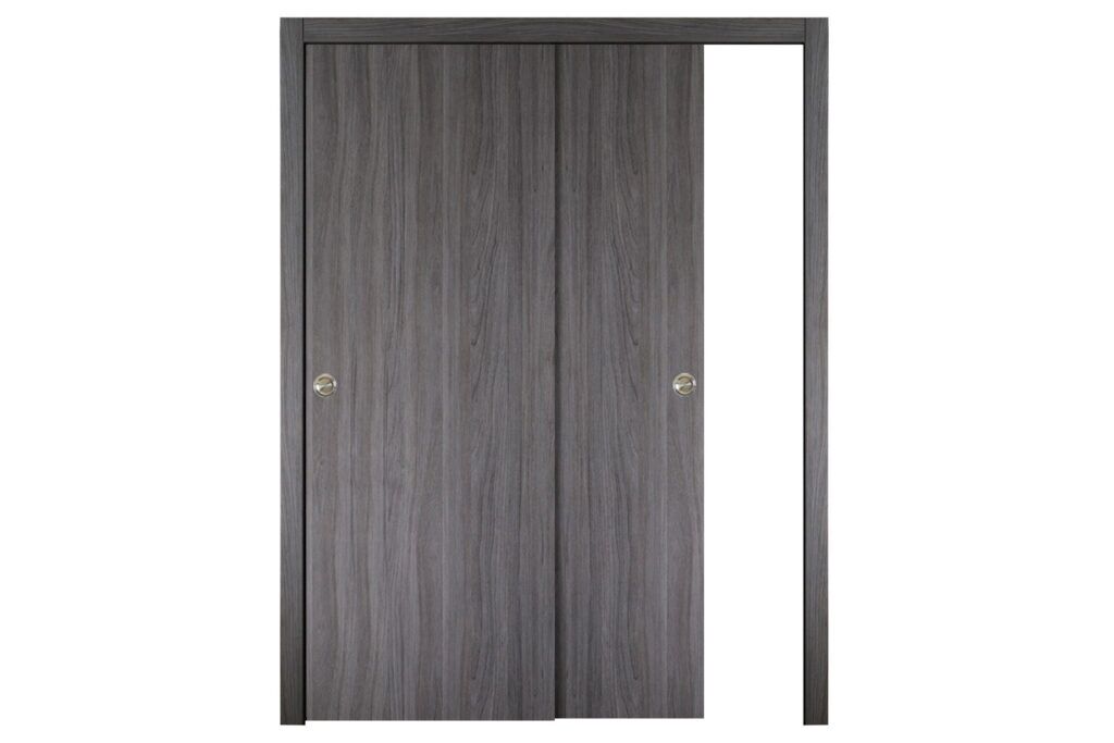 Nova Italia Flush 01 Swiss Elm Laminate Interior Door - Bypass Door