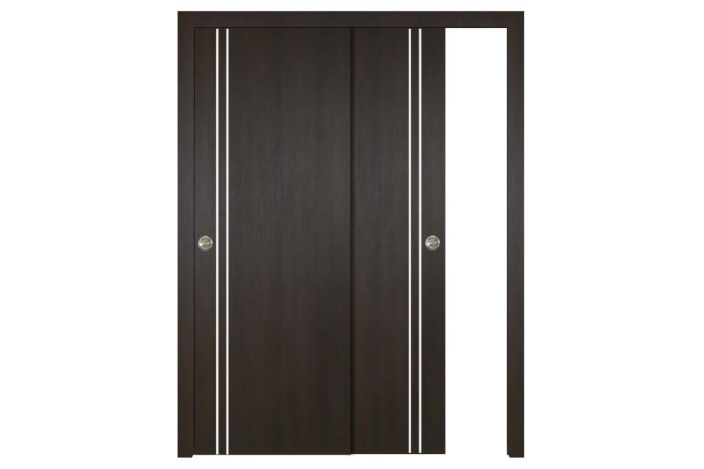 Nova Italia Flush 02 Premium Wenge Laminate Interior Door - Bypass Door