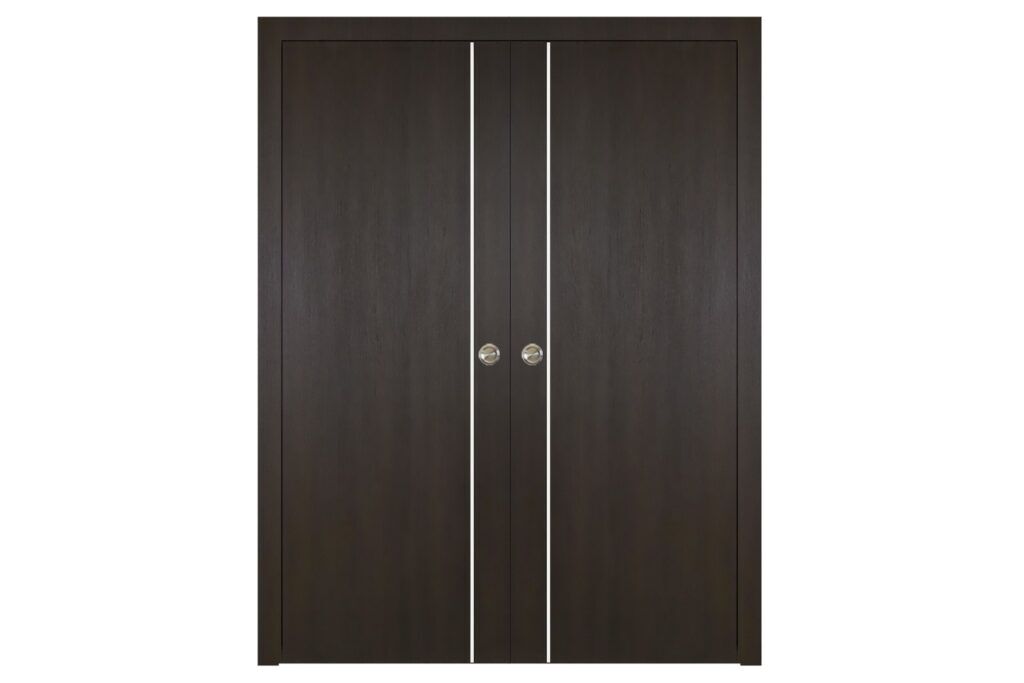 Nova Italia Flush 03 Premium Wenge Laminate Interior Door - Double Pocket
