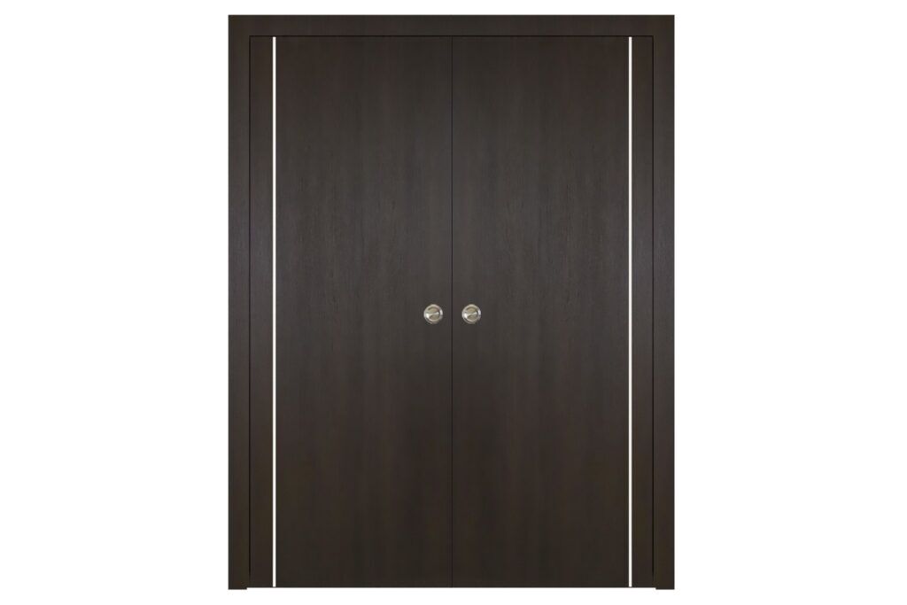 Nova Italia Flush 05 Premium Wenge Laminate Interior Door - Double Pocket