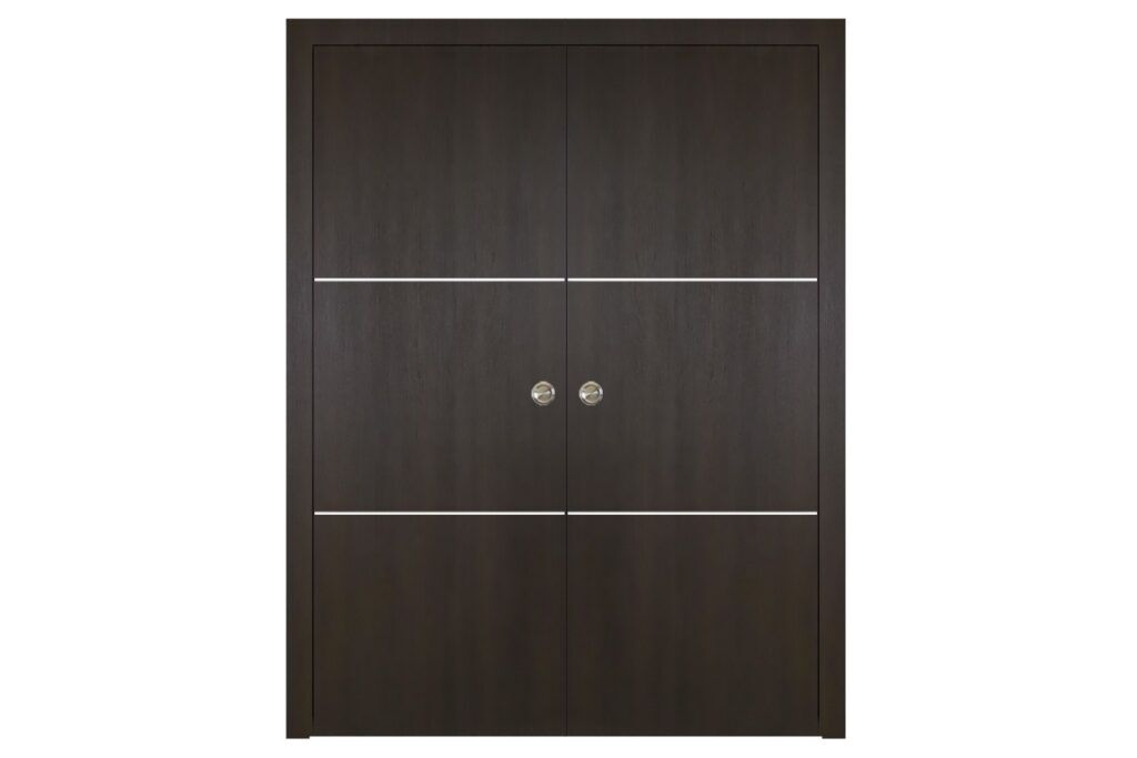 Nova Italia Flush 06 Premium Wenge Laminate Interior Door - Double Pocket