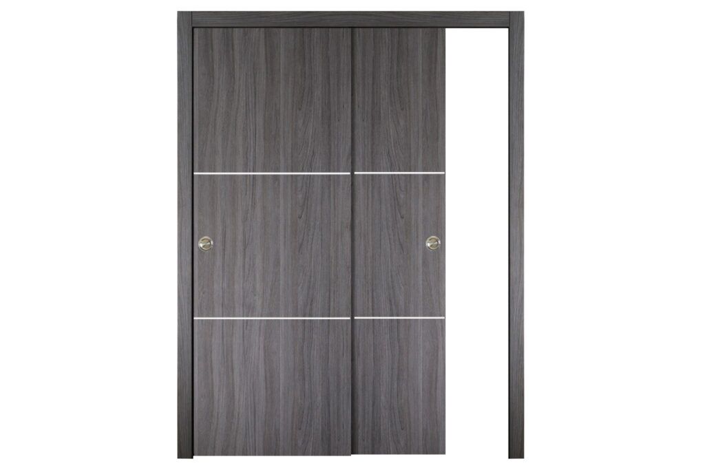 Nova Italia Flush 06 Swiss Elm Laminate Interior Door - Bypass Door