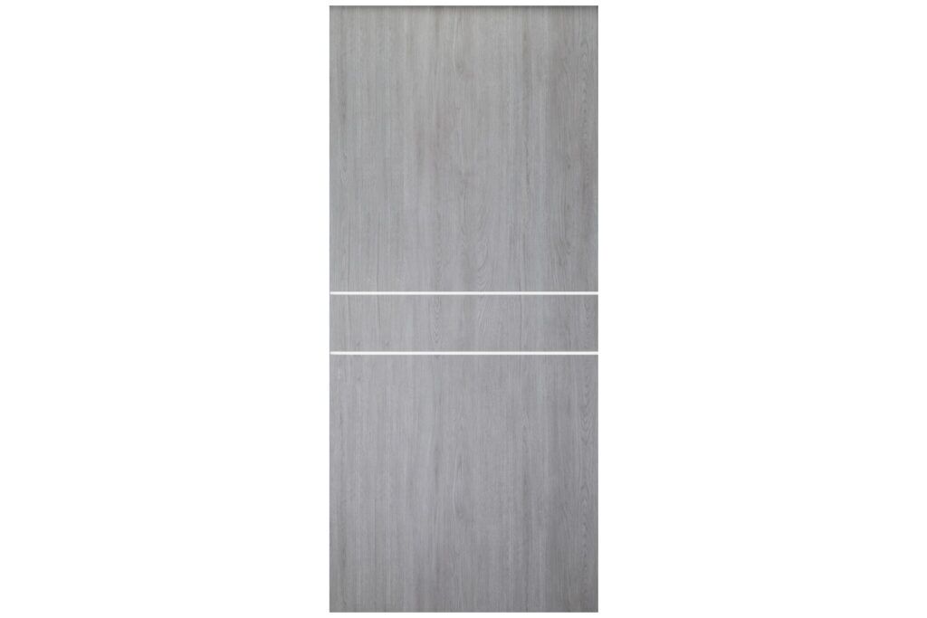 Nova Italia Flush 08 Light Grey Laminate Interior Door - Slab