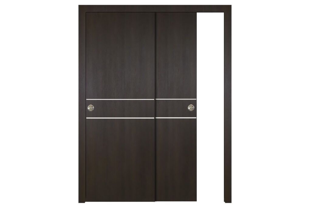 Nova Italia Flush 08 Premium Wenge Laminate Interior Door - Bypass Door