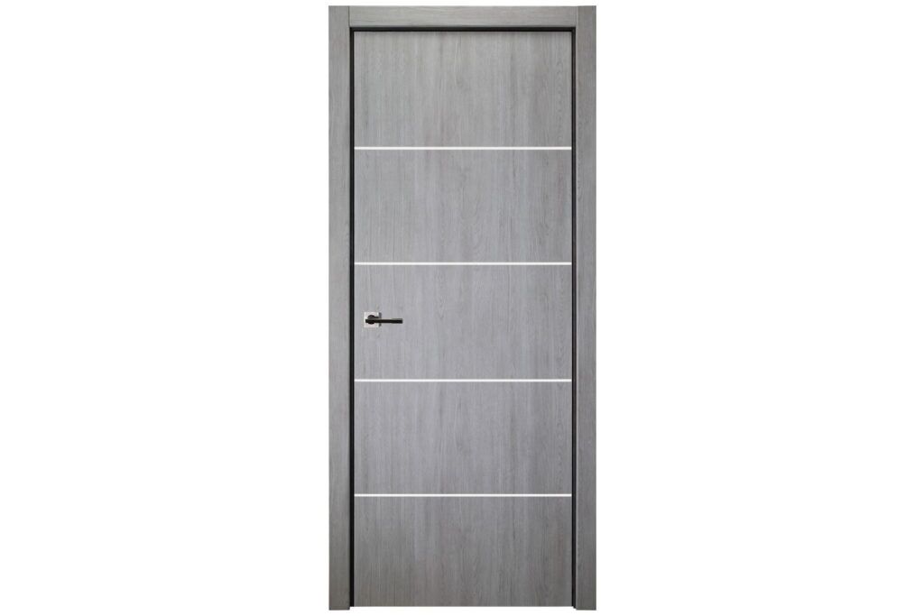 Nova Italia Flush 10 Light Grey Laminate Interior Door - Single Door