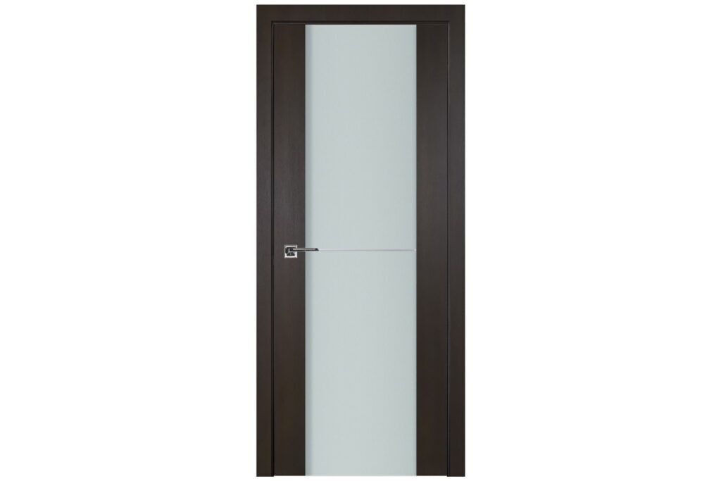 Nova Italia Vetro 1H Premium Wenge Laminate Interior Door - Single Door