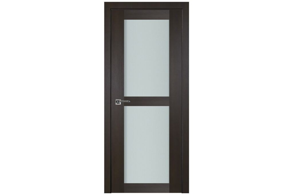 Nova Italia Vetro 2 Lite Premium Wenge Laminate Interior Door - Single Door