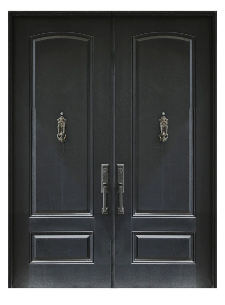 Nova Royal Series Wrought Iron Custom Exterior Door Style 004