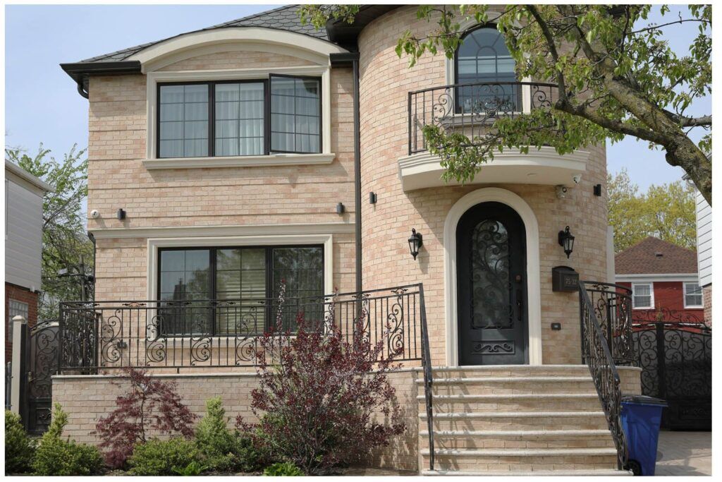 Nova Royal Series Wrought Iron Custom Exterior Door Style 007