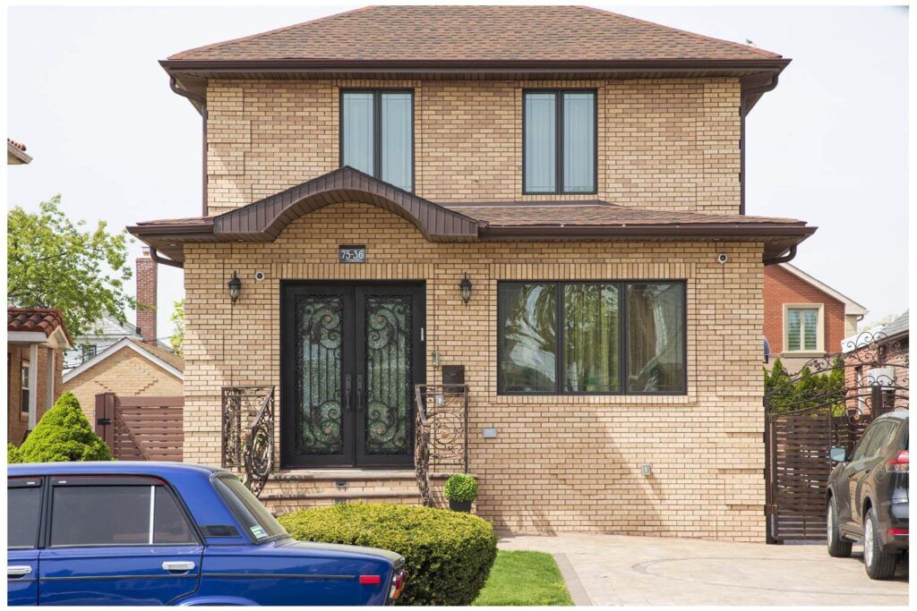 Nova Royal Series Wrought Iron Custom Exterior Door Style 013