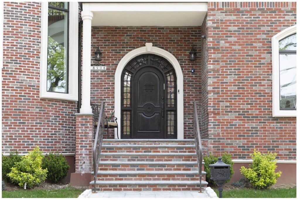 Nova Royal Series Wrought Iron Custom Exterior Door Style 021