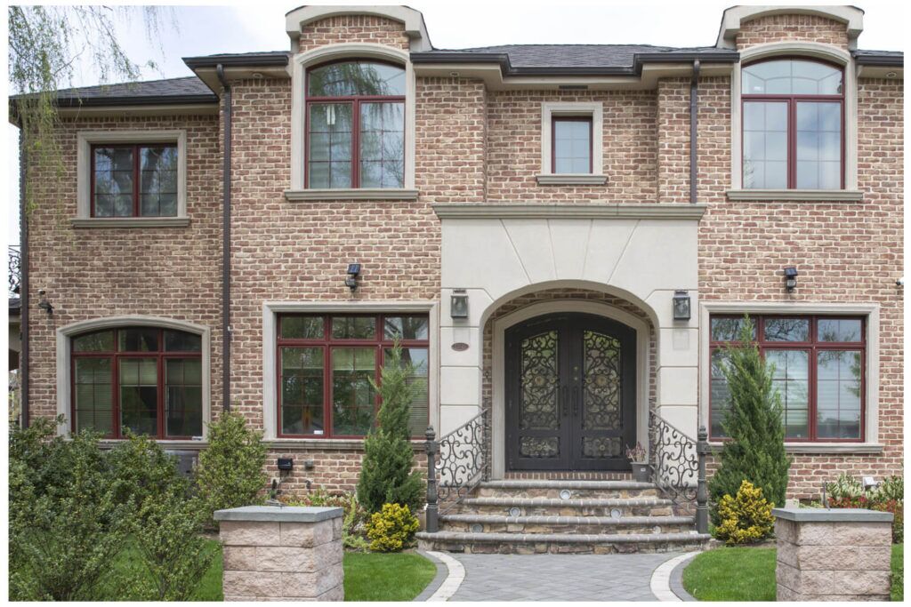 Nova Royal Series Wrought Iron Custom Exterior Door Style 045