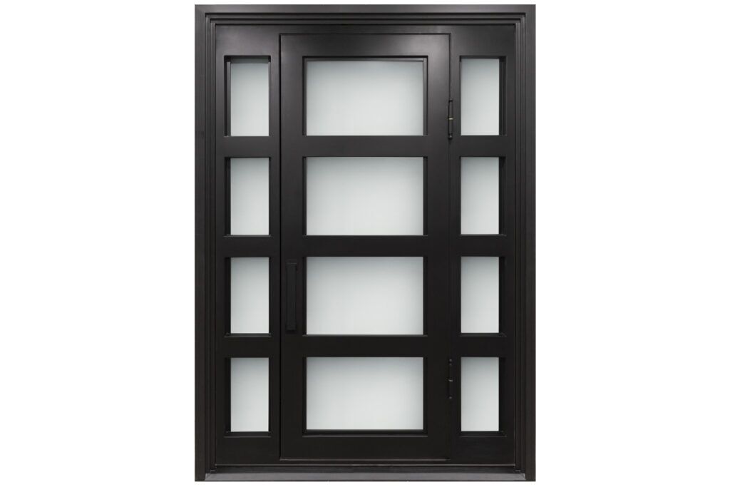 Nova Royal Series Wrought Iron Custom Exterior Door Style 051
