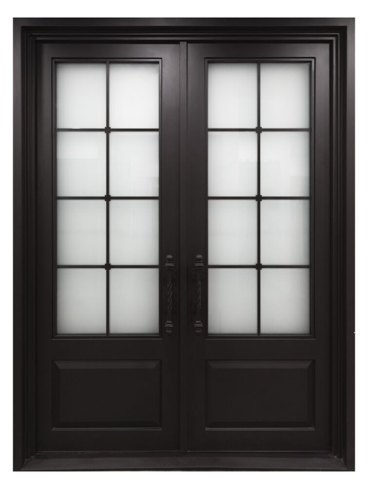 Nova Royal Series Wrought Iron Custom Exterior Door Style 052
