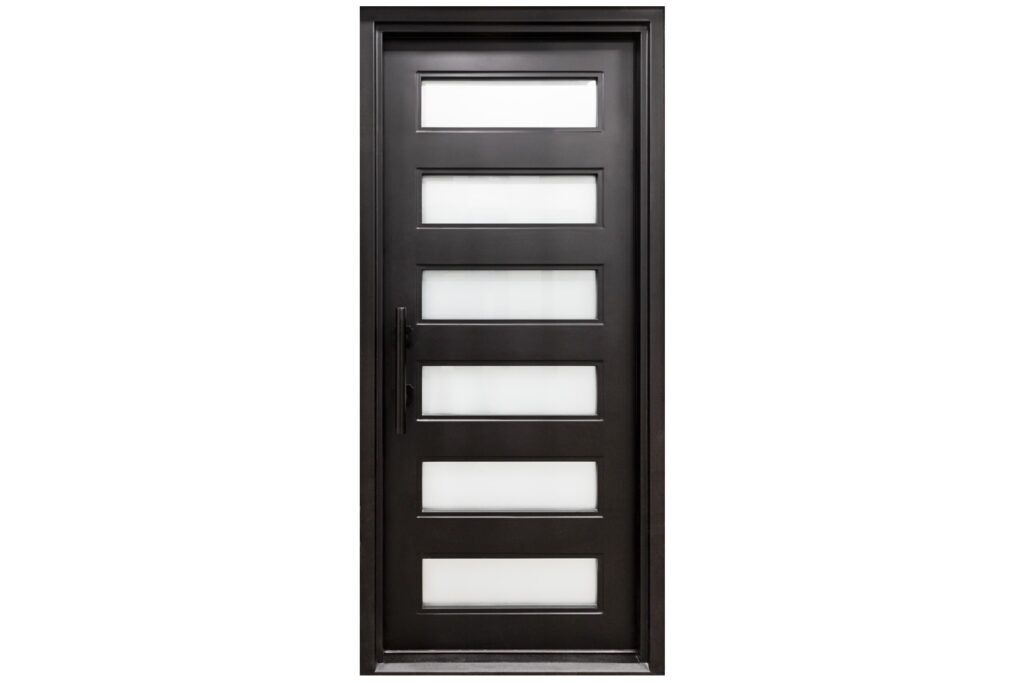 Nova Royal Series Wrought Iron Custom Exterior Door Style 055