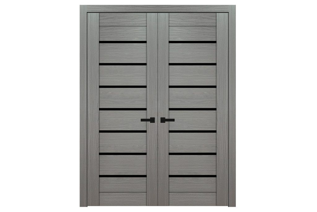 Domino 01 Wenge Modern Laminated Modern Interior Door - Double Door