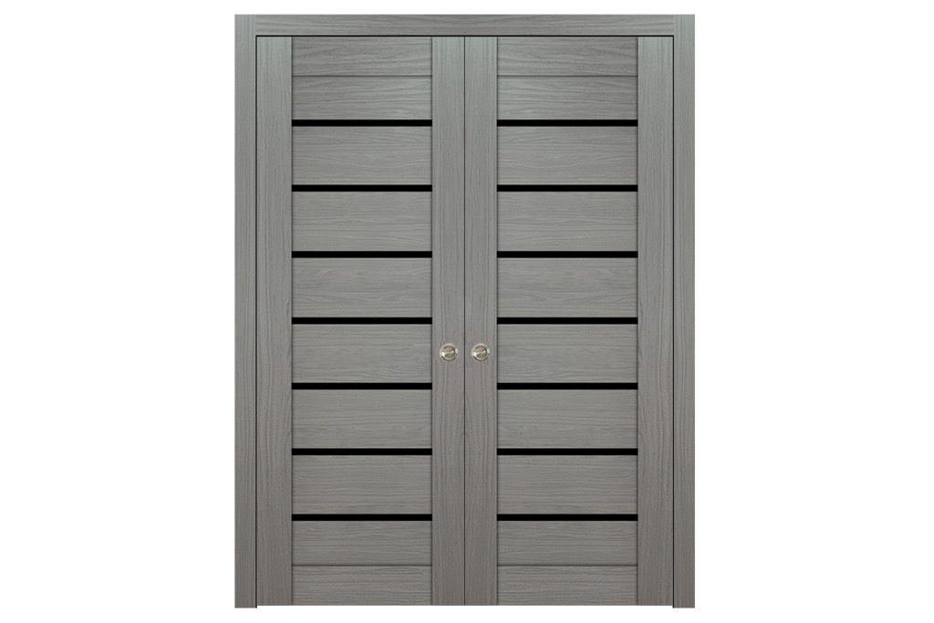 Domino 01 Wenge Modern Laminated Modern Interior Door - Double Pocket