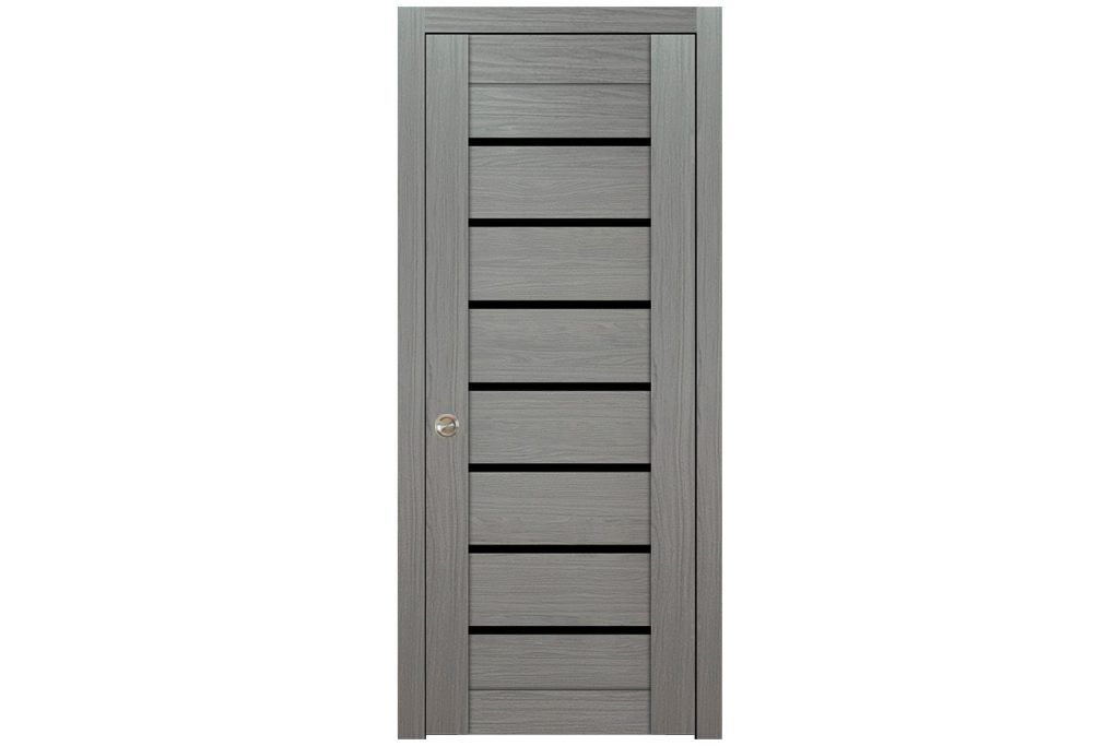 Domino 01 Wenge Modern Laminated Modern Interior Door - Single Pocket