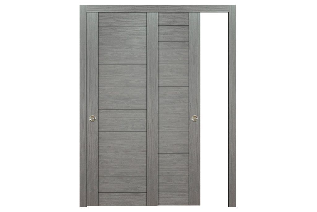 Domino 02 Wenge Modern Laminated Modern Interior Door - Bypass Door
